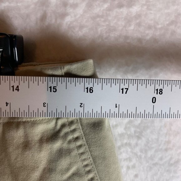 Gap Women's Clean Cut Floral Embroidered Khaki Cropped Capri Pants Size 10 8793 - Picture 4 of 13